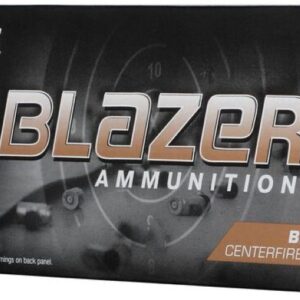 9mm 100gr FMJ Blazer Brass Ammo Reduced Recoil